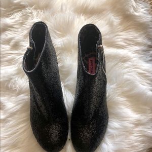 Sequin Betsey Johnson Booties